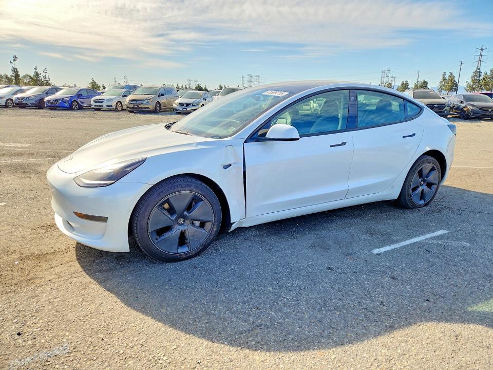 2022 Tesla Model 3 მანქანა იყიდება აუქციონზე, vin: 5YJ3E1EA9NF157153, აუქციონის ნომერი: 41609716