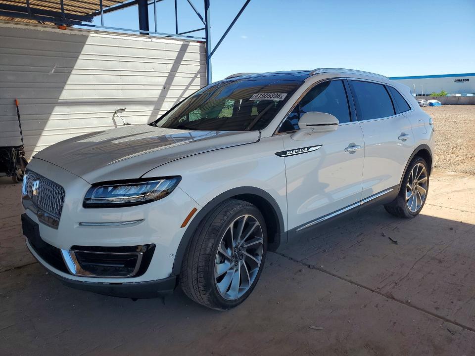 Auction sale of the 2020 Lincoln Nautilus, vin: 2LMPJ6K9XLBL03591, lot number: 47905396