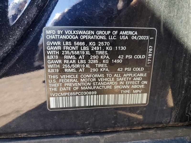 Продажа на аукционе авто 2023 Volkswagen Id.4, vin: 1V2CMPE85PC030899, номер лота: 47913396