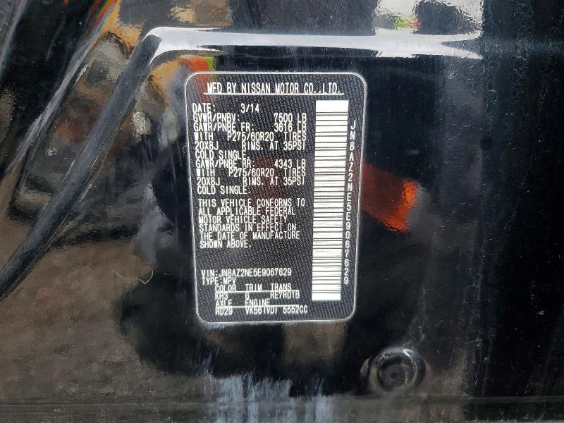 Продажа на аукционе авто 2014 Infiniti Qx80, vin: JN8AZ2NE5E9067629, номер лота: 47254576