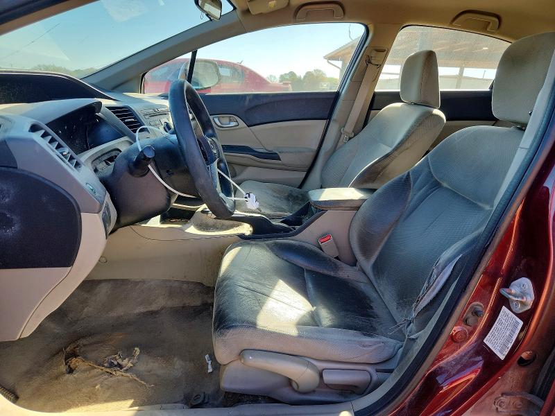 45605776 :رقم المزاد ، 19XFB2F52CE031457 vin ، 2012 Honda Civic مزاد بيع