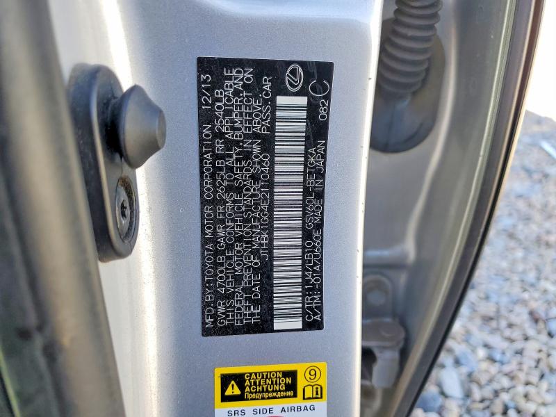 46496306 :رقم المزاد ، JTHBK1GG4E2110460 vin ، 2014 Lexus Es 350 مزاد بيع