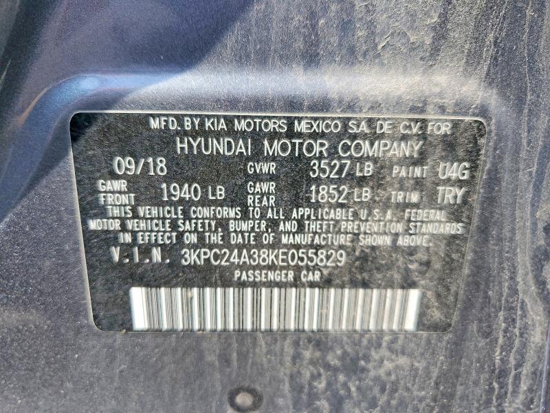 Продажа на аукционе авто 2019 Hyundai Accent, vin: 3KPC24A38KE055829, номер лота: 77699725