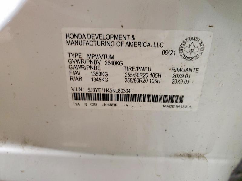 Продажа на аукционе авто 2022 Acura Mdx, vin: 5J8YE1H45NL803041, номер лота: 41873146