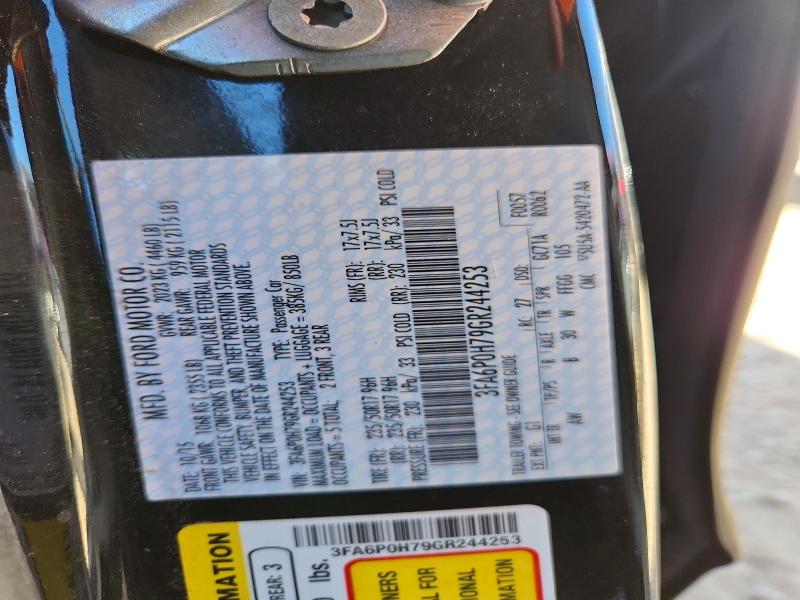 Продажа на аукционе авто 2016 Ford Fusion, vin: 3FA6P0H79GR244253, номер лота: 47398886