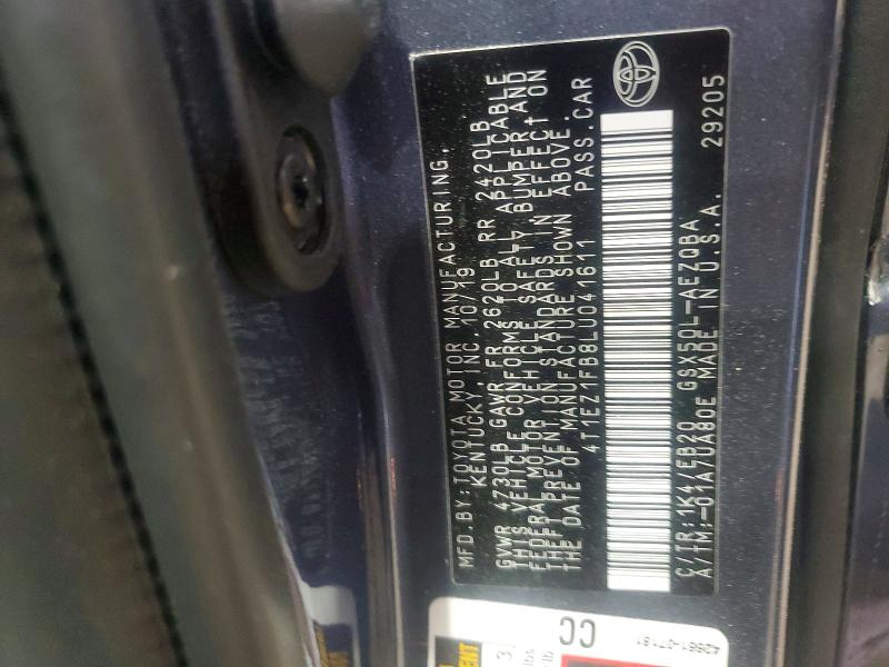 Aukcja sprzedaży 2020 Toyota Avalon, vin: 4T1EZ1FB8LU041611, numer aukcji: 79709955
