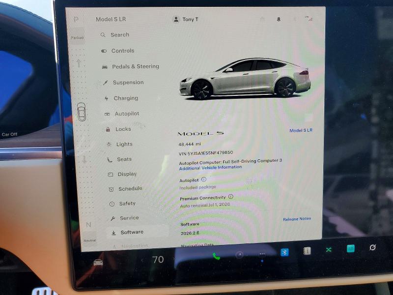 Aukcja sprzedaży 2022 Tesla Model S, vin: 5YJSA1E55NF479850, numer aukcji: 45802566