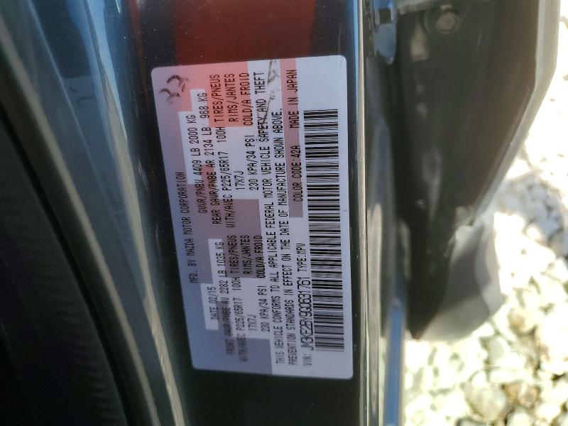 46943646 :رقم المزاد ، JM3KE2BY9G0631761 vin ، 2016 Mazda Cx-5 مزاد بيع