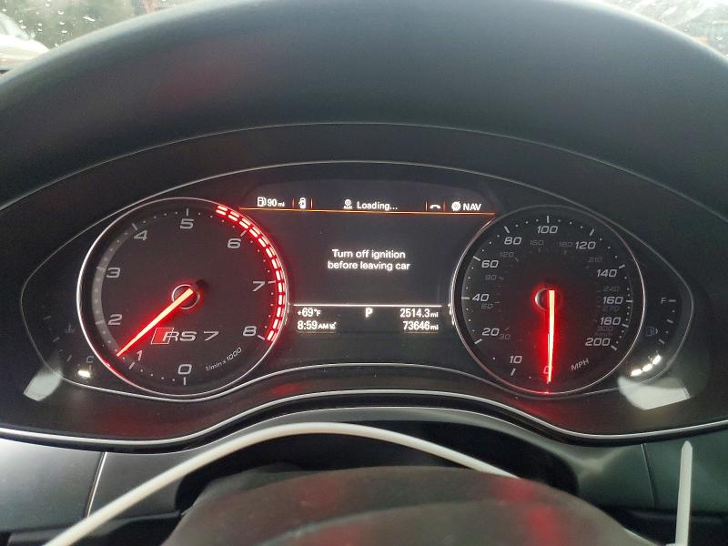 45802936 :رقم المزاد ، WUAW2AFC5FN900743 vin ، 2015 Audi Rs7 مزاد بيع