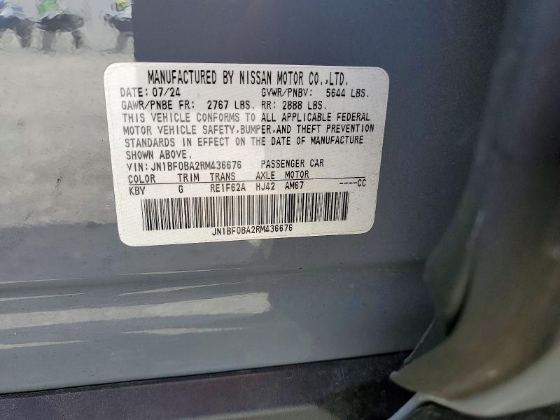 Продаж на аукціоні авто 2024 Nissan Ariya, vin: JN1BF0BA2RM436676, номер лоту: 47616436