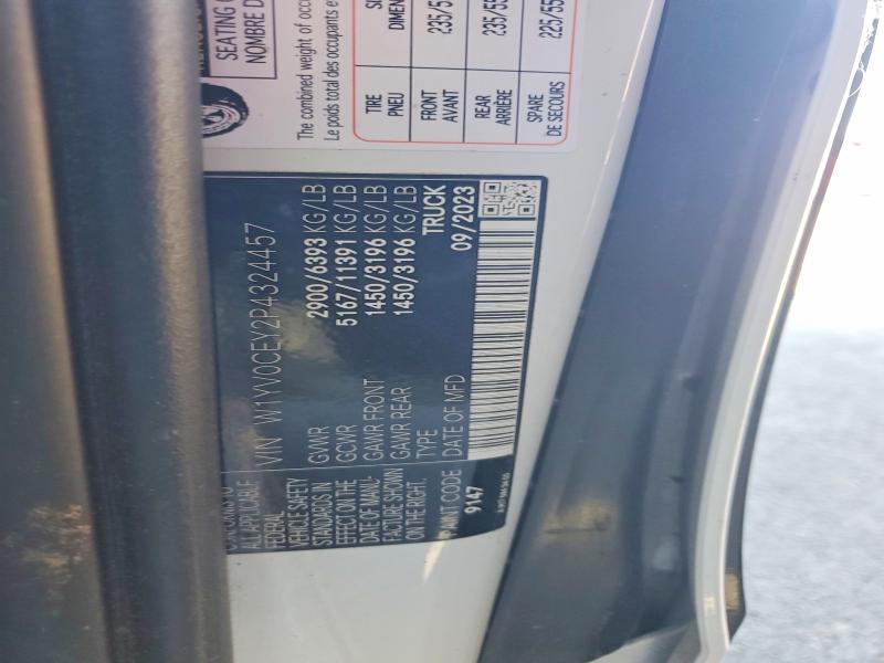 Aukcja sprzedaży 2023 Mercedes-benz Metris, vin: W1YV0CEY2P4324457, numer aukcji: 45500876
