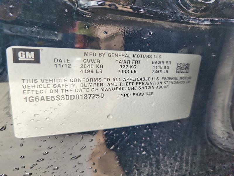 Продажа на аукционе авто 2013 Cadillac Ats, vin: 1G6AE5S30D0137250, номер лота: 79827635