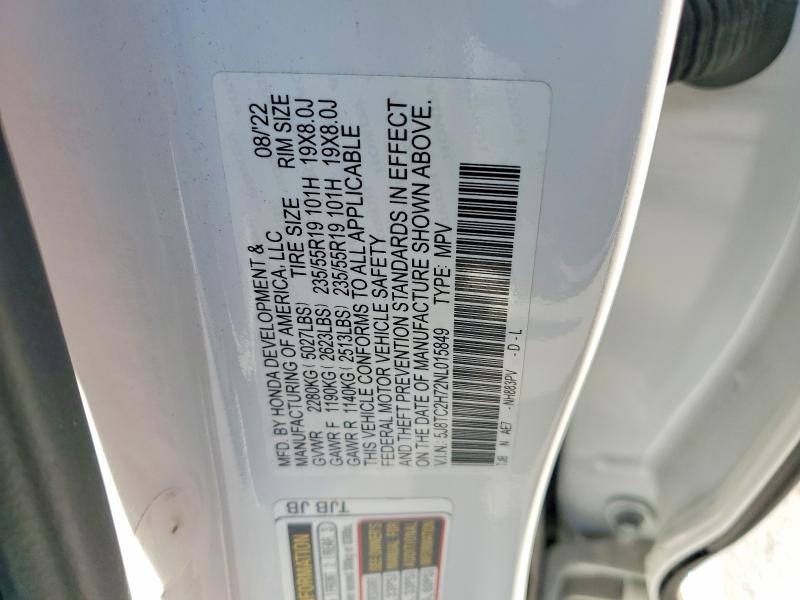 Продаж на аукціоні авто 2022 Acura Rdx, vin: 5J8TC2H72NL015849, номер лоту: 46290006