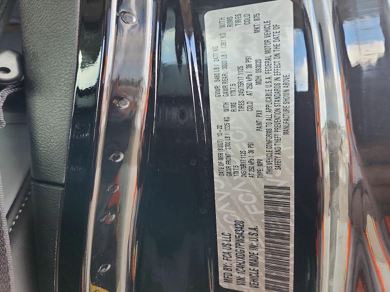 48277586 :رقم المزاد ، 1C4HJXDG7PW543420 vin ، 2023 Jeep Wrangler مزاد بيع