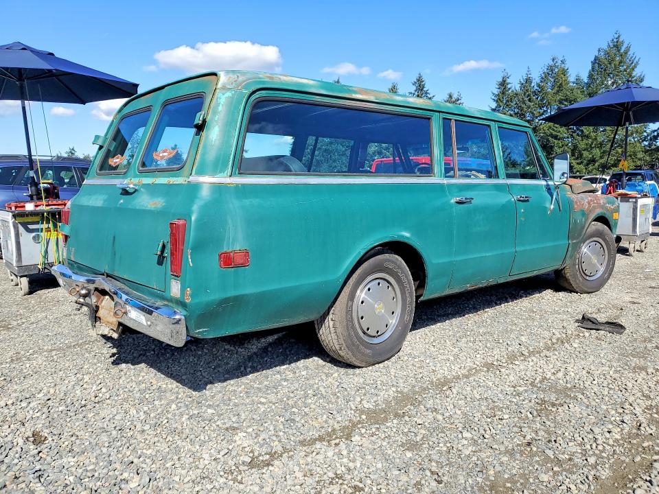 1971 Chev C20 Suburban Custom Delux მანქანა იყიდება აუქციონზე, vin: CE261Z608733, აუქციონის ნომერი: 46375576
