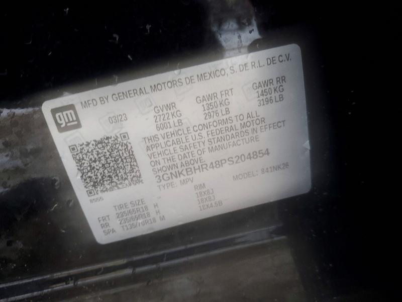 Aukcja sprzedaży 2023 Chevrolet Blazer, vin: 3GNKBHR48PS204854, numer aukcji: 45525136