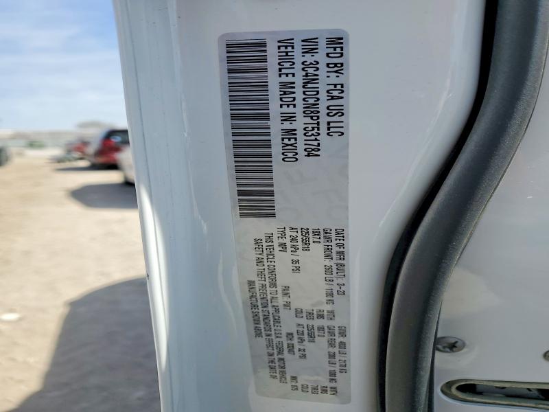 2023 Jeep Compass მანქანა იყიდება აუქციონზე, vin: 3C4NJDCN8PT531784, აუქციონის ნომერი: 47957916