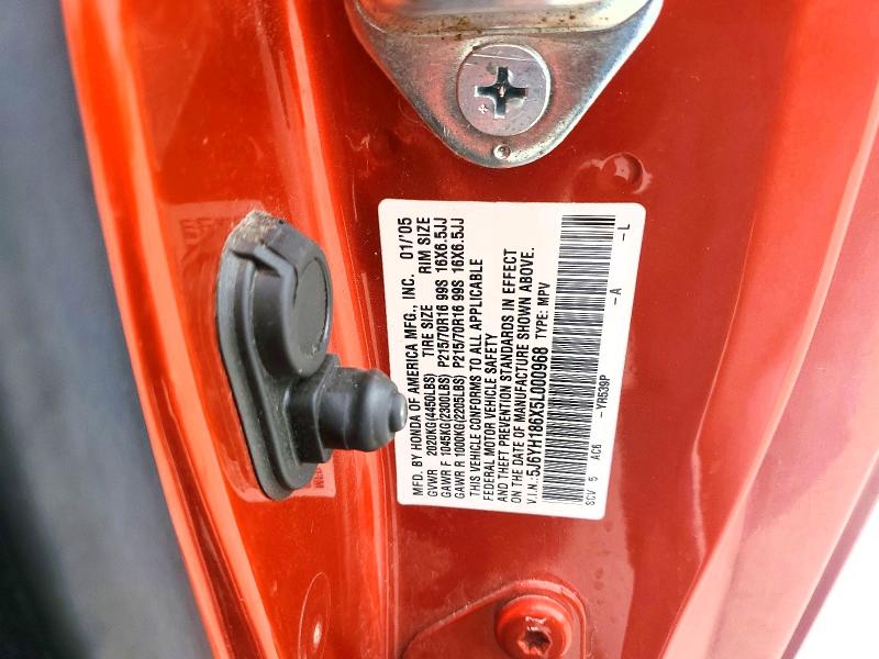 Aukcja sprzedaży 2005 Honda Element, vin: 5J6YH186X5L000968, numer aukcji: 41638426