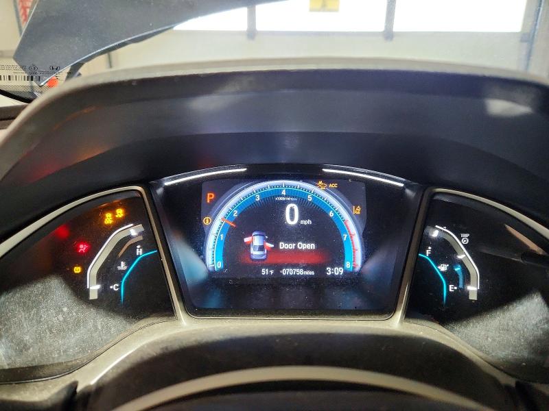 2019 Honda Civic მანქანა იყიდება აუქციონზე, vin: 19XFC1F30KE200847, აუქციონის ნომერი: 45507696