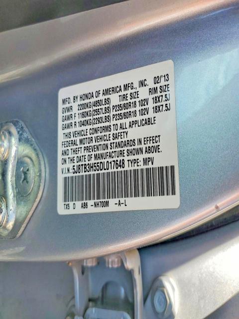 Aukcja sprzedaży 2013 Acura Rdx, vin: 5J8TB3H55DL017648, numer aukcji: 47826686