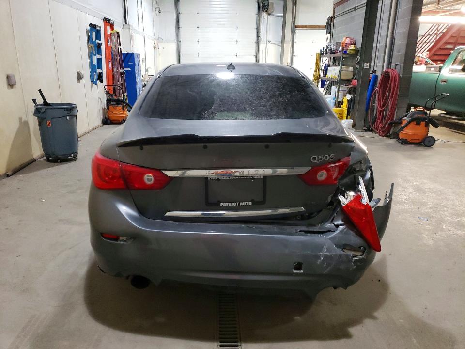 2016 Infiniti Q50 Red Sport 400 მანქანა იყიდება აუქციონზე, vin: JN1FV7AP6GM420450, აუქციონის ნომერი: 84941245