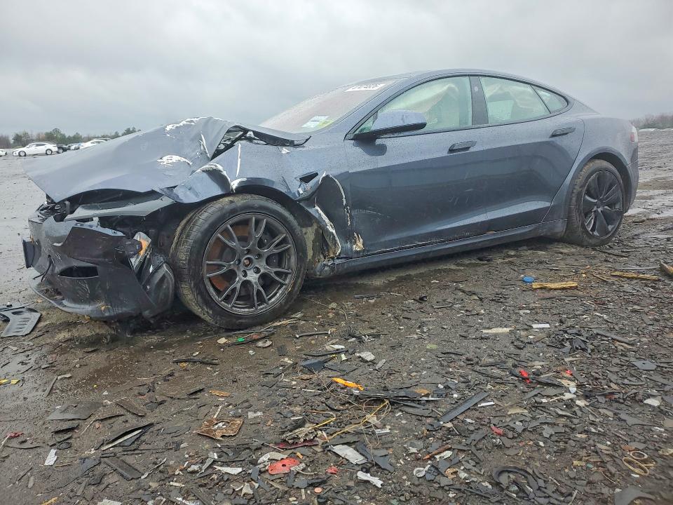 2021 Tesla Model S მანქანა იყიდება აუქციონზე, vin: 5YJSA1E63MF455053, აუქციონის ნომერი: 47474826