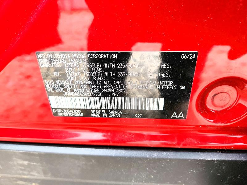 Aukcja sprzedaży 2024 Subaru Solterra, vin: JTMABABA2RA072738, numer aukcji: 46713846