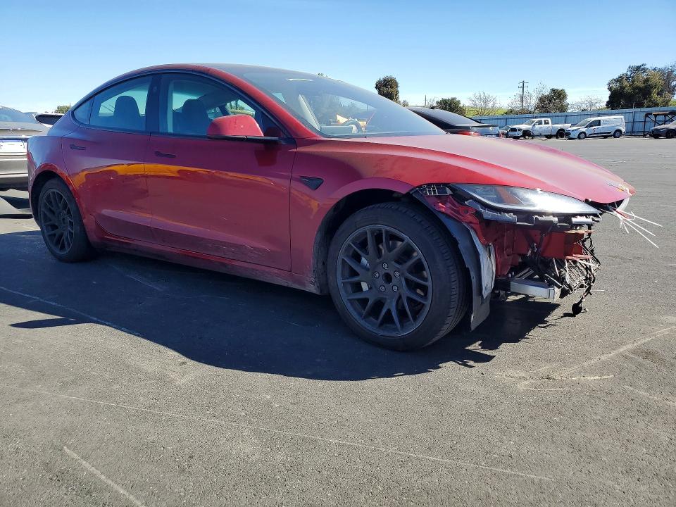 2024 Tesla Model 3 მანქანა იყიდება აუქციონზე, vin: 5YJ3E1EA2RF742243, აუქციონის ნომერი: 47275576
