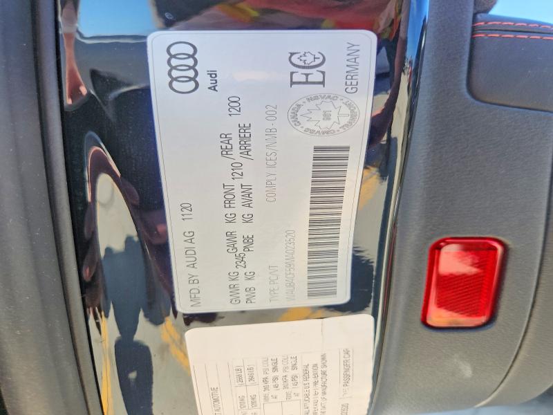 Продаж на аукціоні авто 2021 Audi S5, vin: WAUB4CF59MA023520, номер лоту: 46861336