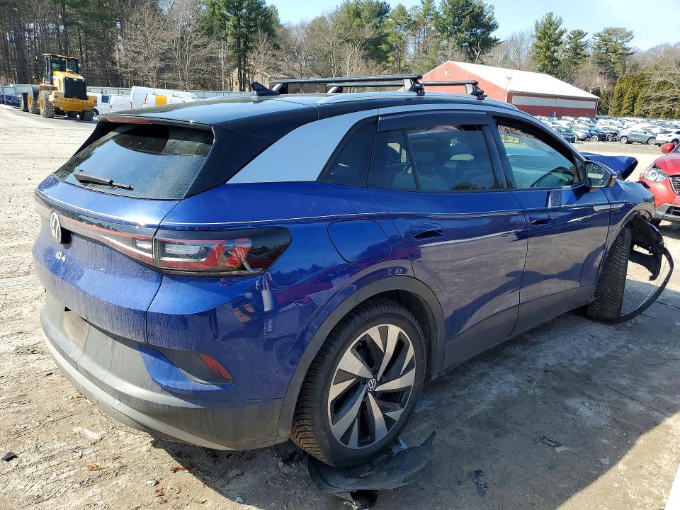 2021 Volkswagen Id.4 მანქანა იყიდება აუქციონზე, vin: WVGUNPE28MP064625, აუქციონის ნომერი: 45690896