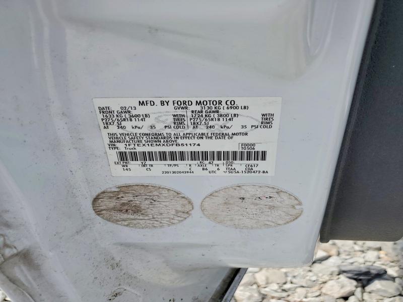 Продаж на аукціоні авто 2013 Ford F150, vin: 1FTEX1EMXDFB51174, номер лоту: 48306346
