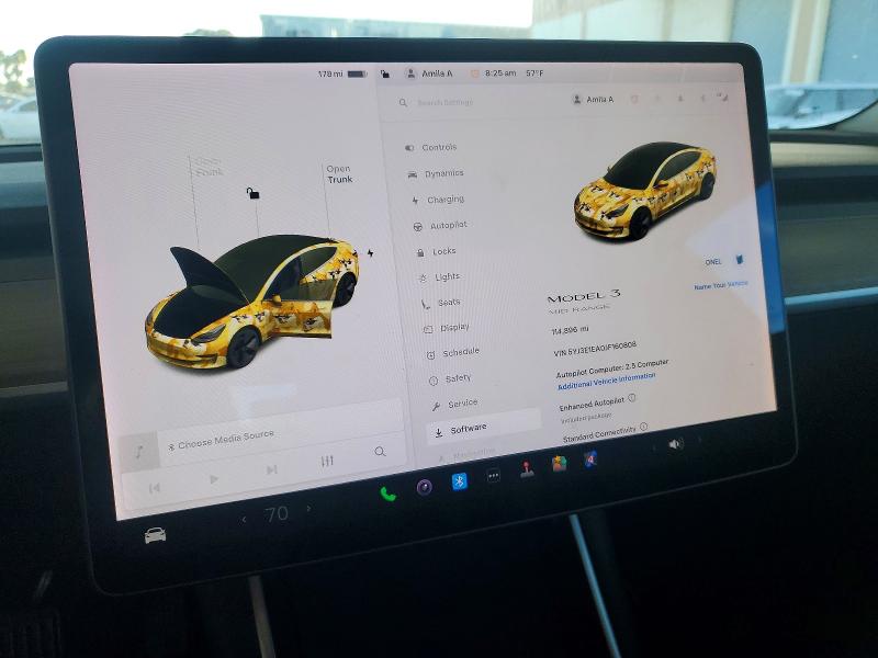 2018 Tesla Model 3 მანქანა იყიდება აუქციონზე, vin: 5YJ3E1EA0JF160808, აუქციონის ნომერი: 41813206