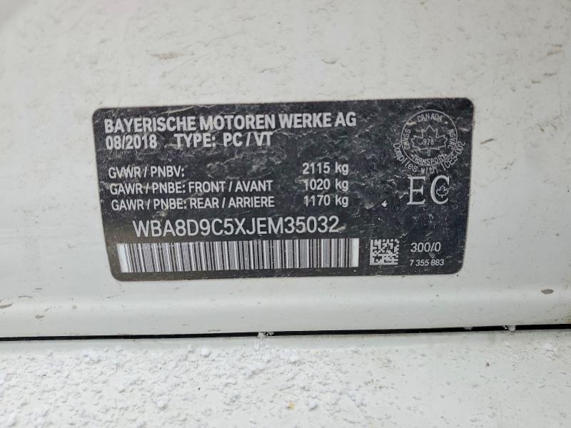 Продажа на аукционе авто 2018 Bmw 330, vin: WBA8D9C5XJEM35032, номер лота: 45823096
