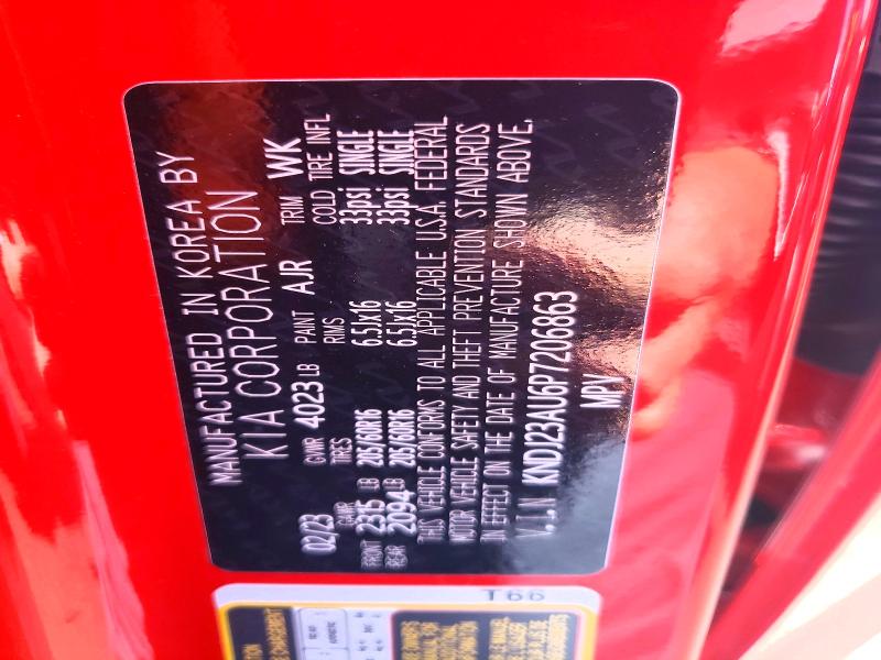 Aukcja sprzedaży 2023 Kia Soul, vin: KNDJ23AU6P7206863, numer aukcji: 79410115