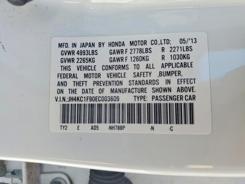 2014 Acura Rlx მანქანა იყიდება აუქციონზე, vin: JH4KC1F90EC003609, აუქციონის ნომერი: 79454185