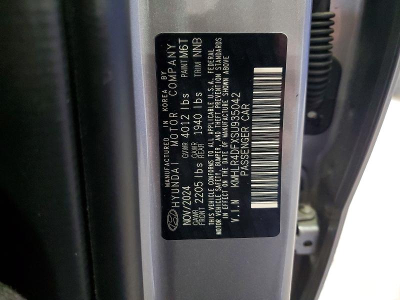 45960546 :رقم المزاد ، KMHLR4DFXSU935042 vin ، 2025 Hyundai Elantra مزاد بيع
