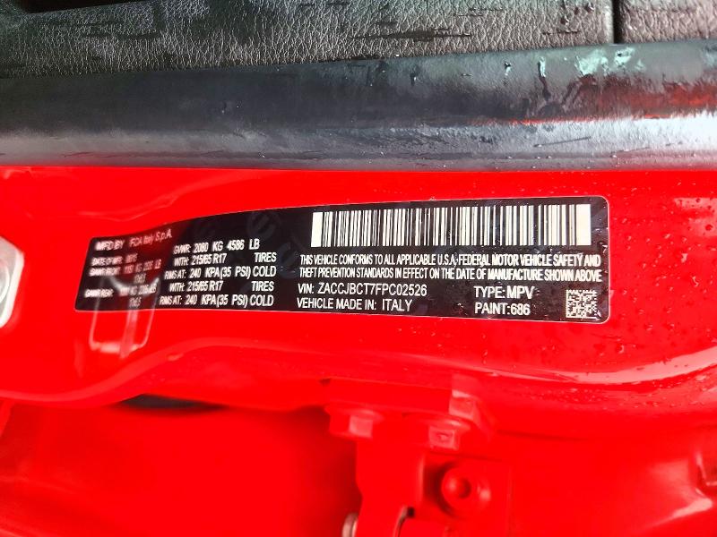 Aukcja sprzedaży 2015 Jeep Renegade, vin: ZACCJBCT7FPC02526, numer aukcji: 79277695