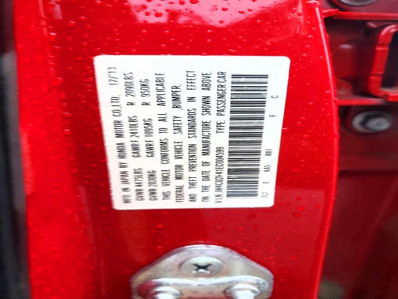 Продаж на аукціоні авто 2014 Acura Tsx, vin: JH4CU2F41EC004599, номер лоту: 42021786