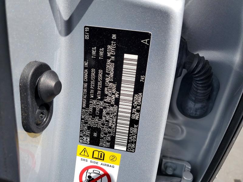 Продажа на аукционе авто 2019 Lexus Rx 350, vin: 2T2ZZMCA4KC143997, номер лота: 79952815