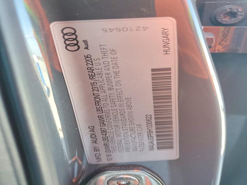 Продаж на аукціоні авто 2017 Audi A3, vin: WAUAUGFF6H1030622, номер лоту: 47460756