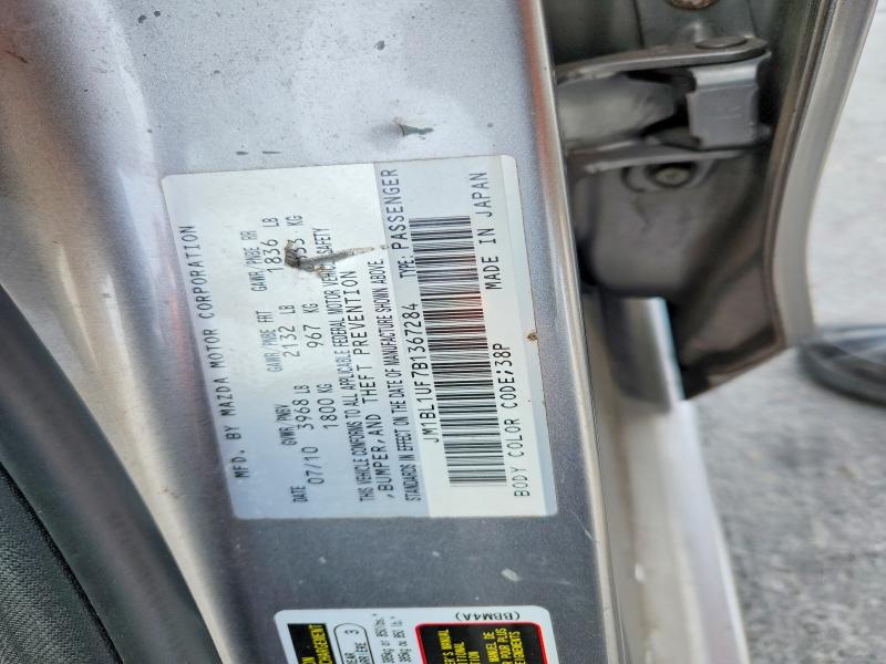 2011 Mazda 3 მანქანა იყიდება აუქციონზე, vin: JM1BL1UF7B1367284, აუქციონის ნომერი: 46625866