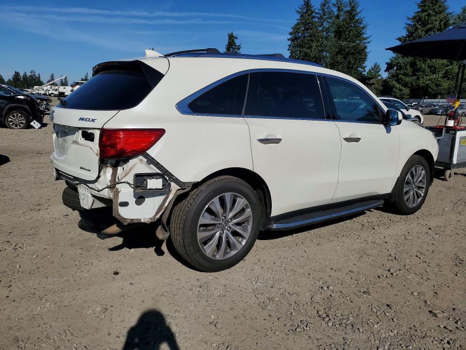 2015 Acura Mdx მანქანა იყიდება აუქციონზე, vin: 5FRYD4H49FB023677, აუქციონის ნომერი: 76752455