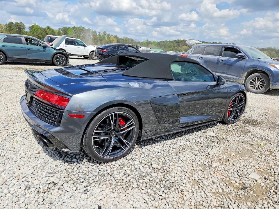 2023 Audi R8 მანქანა იყიდება აუქციონზე, vin: WUA4BCFX7P7902232, აუქციონის ნომერი: 47641766