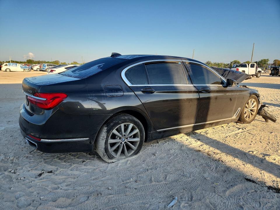 2018 Bmw 740 მანქანა იყიდება აუქციონზე, vin: WBA7E2C55JG741544, აუქციონის ნომერი: 47945556