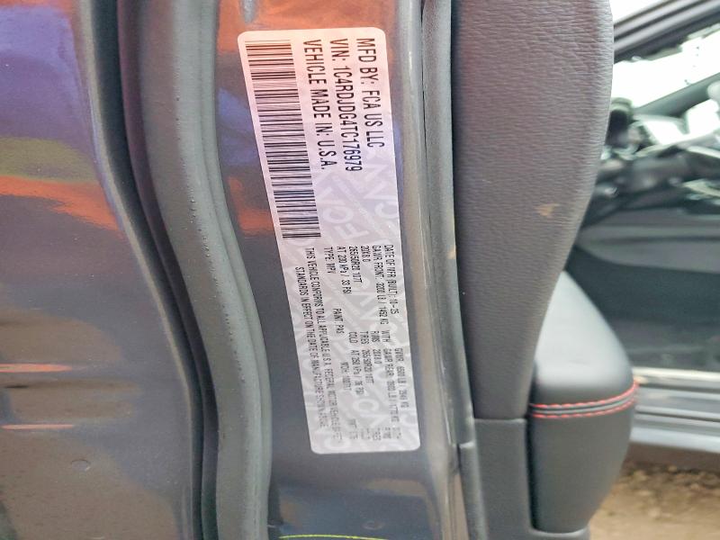 Продажа на аукционе авто 2026 Dodge Durango, vin: 1C4RDJDG4TC176979, номер лота: 78297885