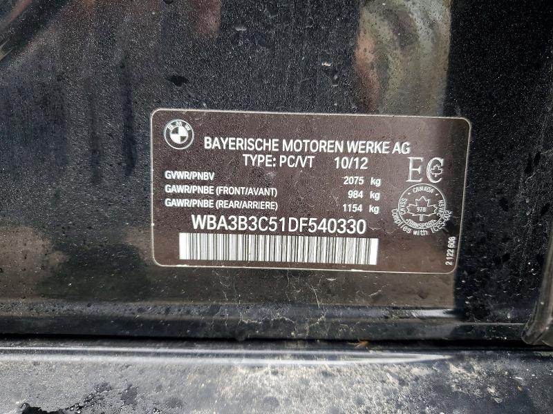 Продаж на аукціоні авто 2013 Bmw 328, vin: WBA3B3C51DF540330, номер лоту: 76754615