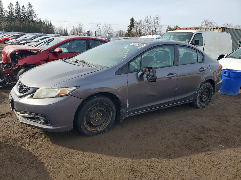 46423006 :رقم المزاد ، 2HGFB2F75EH015456 vin ، 2014 Honda Civic Touring 4dr مزاد بيع