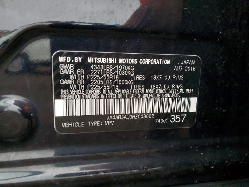 Продаж на аукціоні авто 2017 Mitsubishi Outlander Sport, vin: JA4AR3AU3HZ003862, номер лоту: 46672056