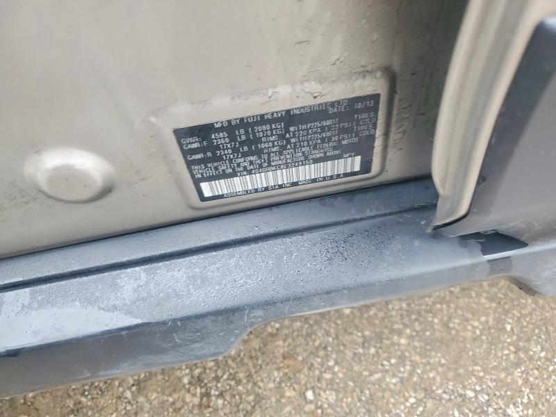 2014 Subaru Outback მანქანა იყიდება აუქციონზე, vin: 4S4BRBKC8E3249150, აუქციონის ნომერი: 79917645