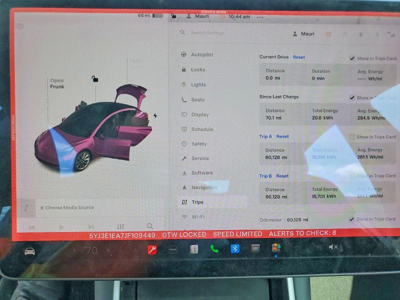 47637776 :رقم المزاد ، 5YJ3E1EA7JF109449 vin ، 2018 Tesla Model 3 مزاد بيع